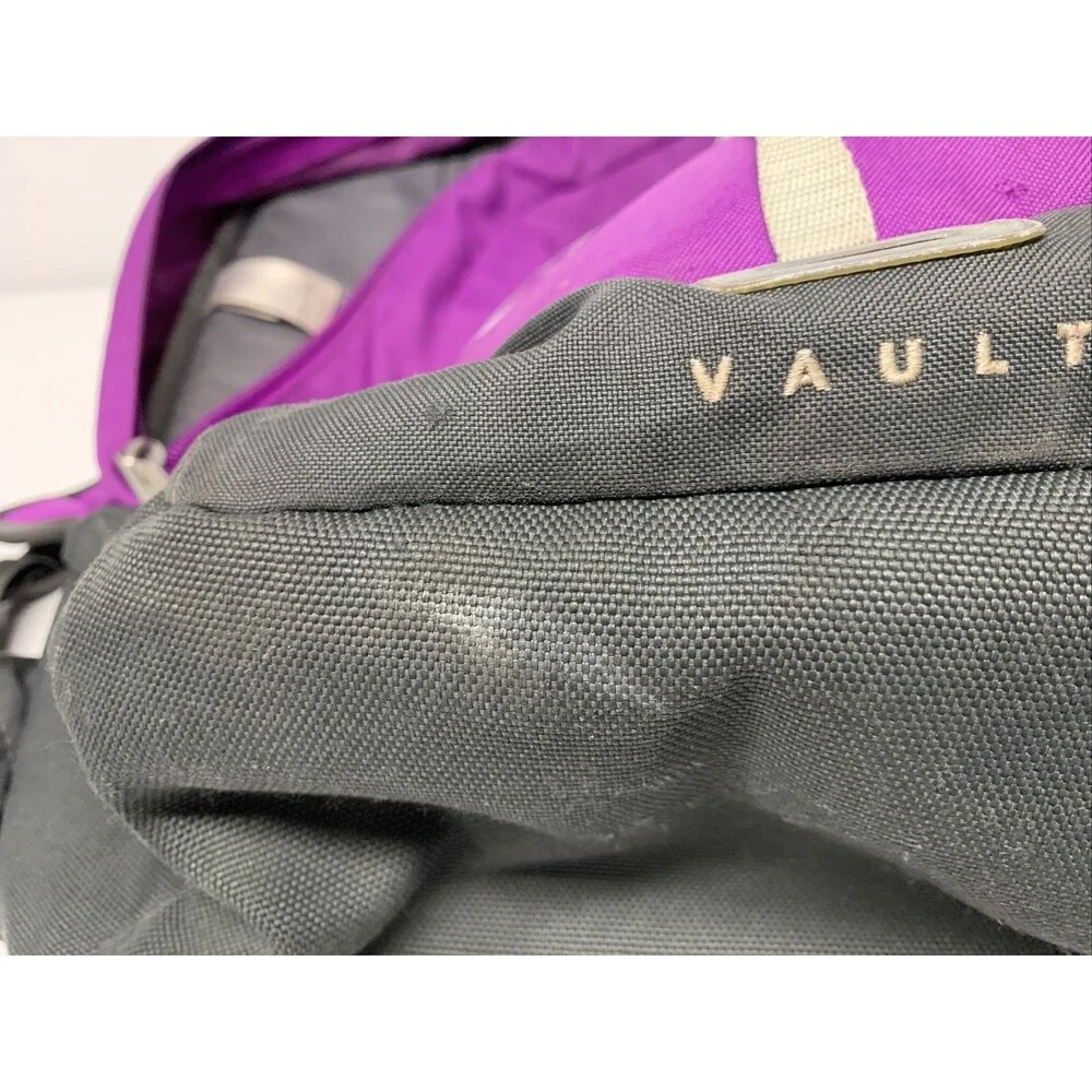 The North Face Vault Backpack Bag Purple Gray North Face School College